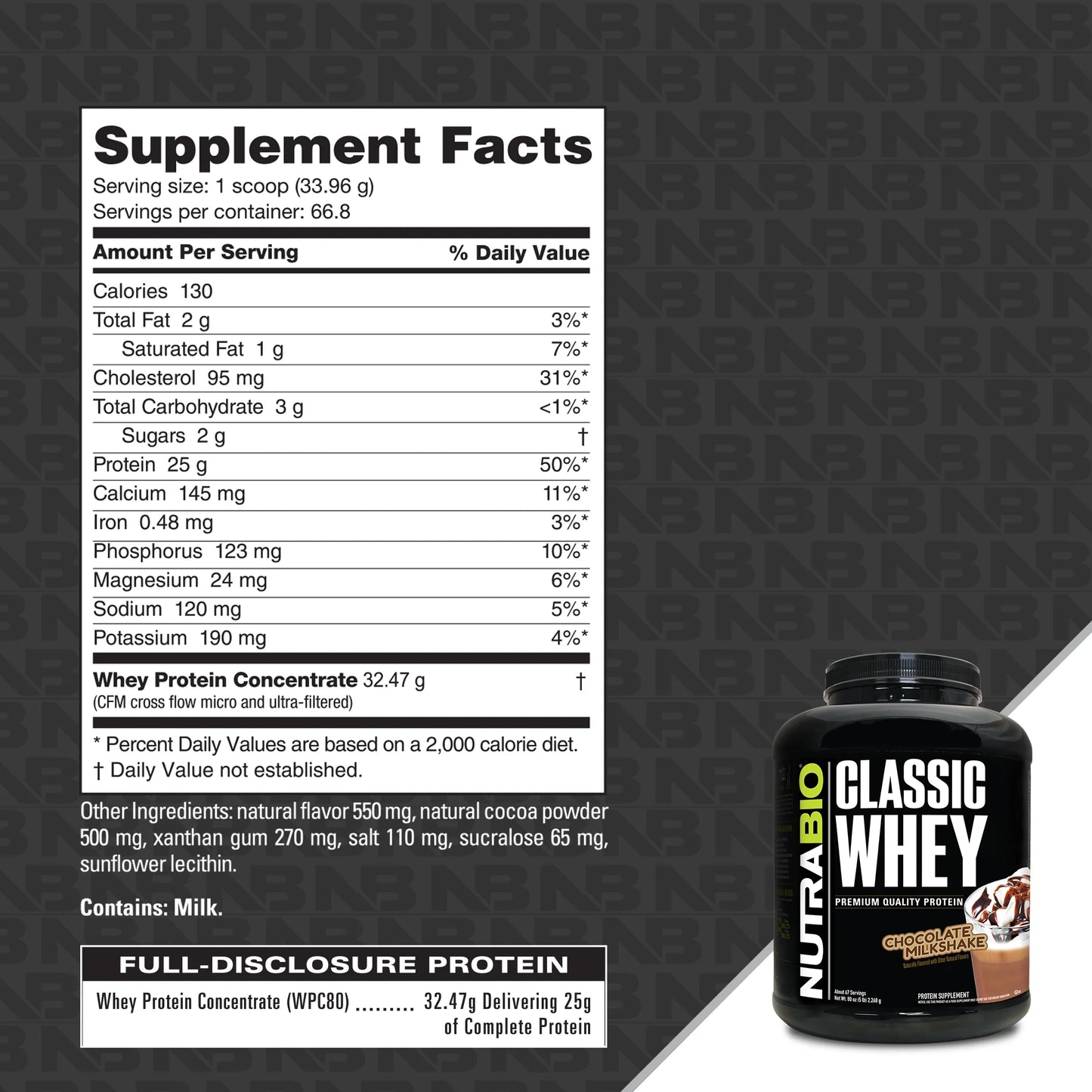 Classic Whey 5lbs + Creatina Nutrex 300 grs + Shaker VM