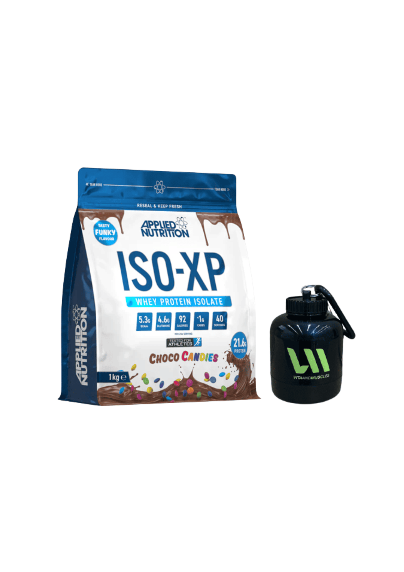 Proteína ISO XP 1 kilogramo + Porta proteínas