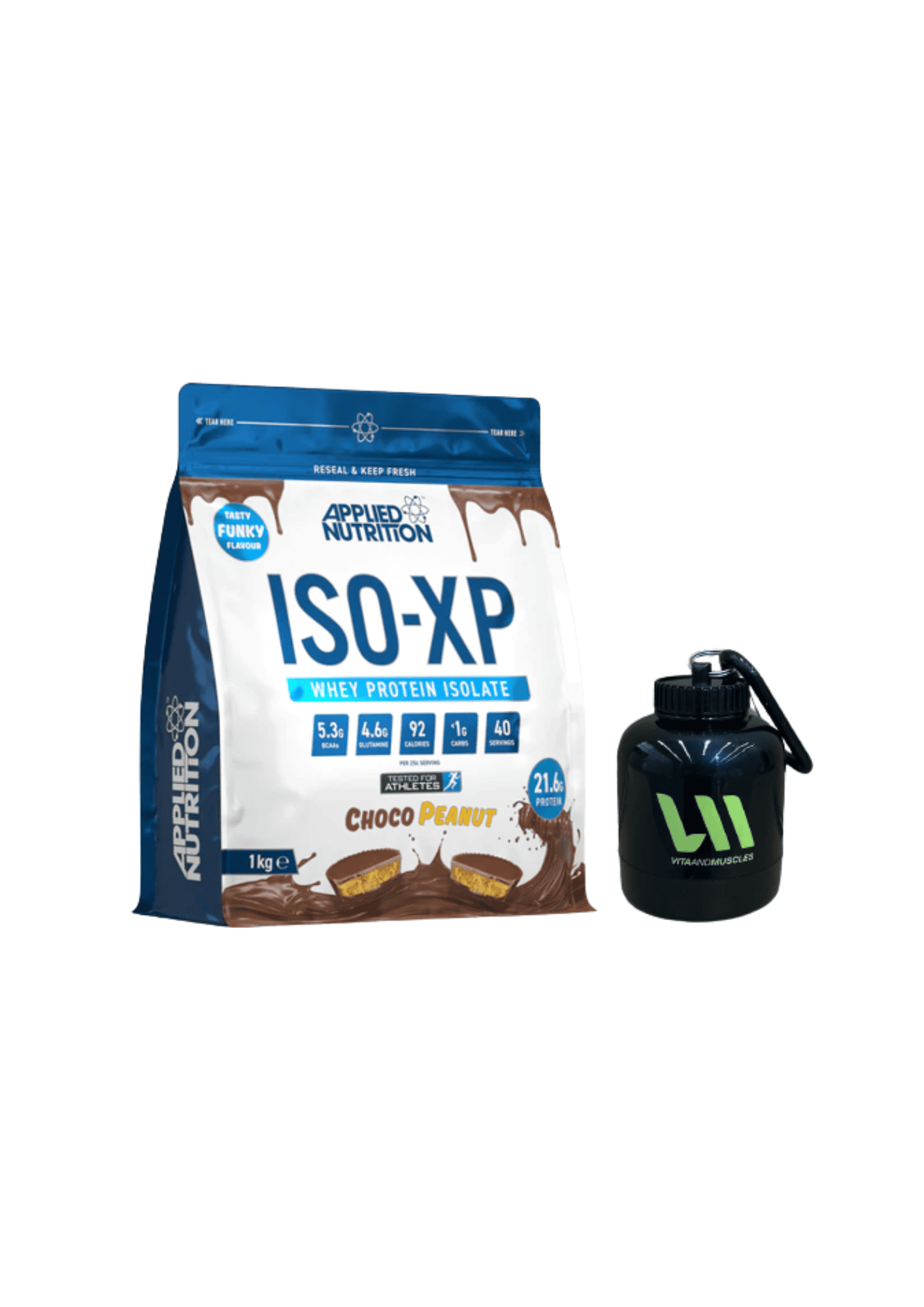 Proteína ISO XP 1 kilogramo + Porta proteínas