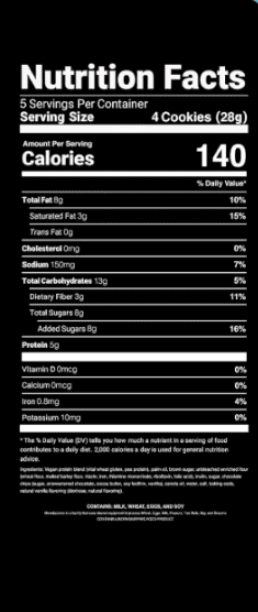 My cookie Bite Sized 25 grs de proteina