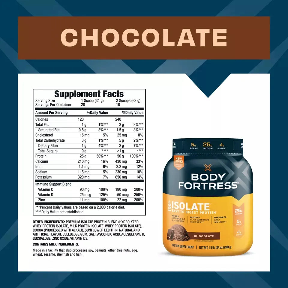 Proteína Body Fortress 1,5lbs