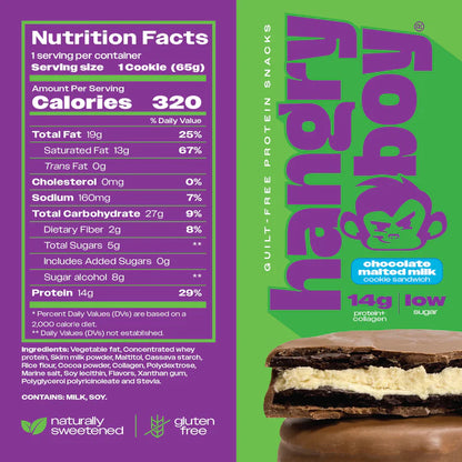 Hangry Boy Cookies pack 12 Unidades
