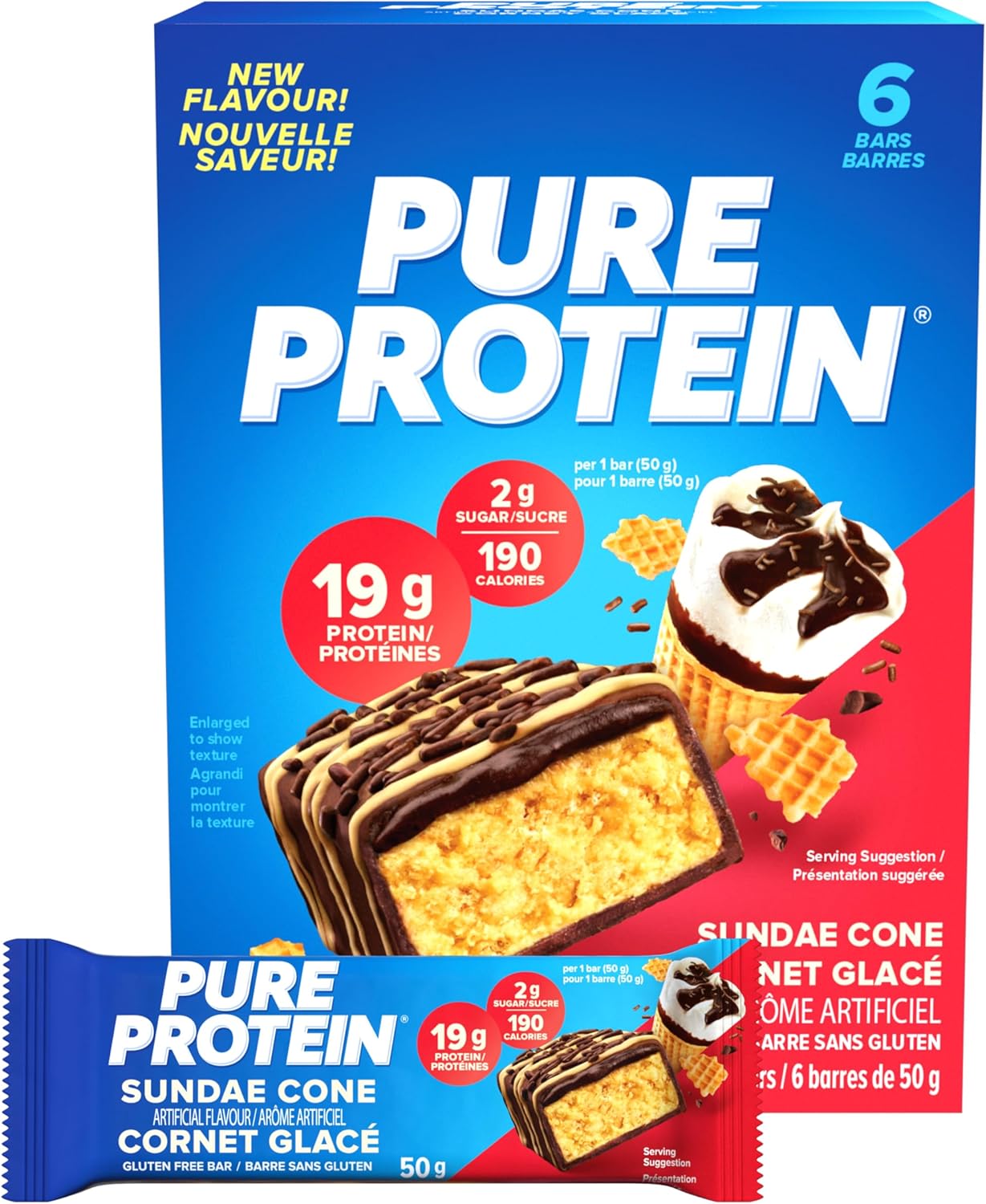 Barras Pure Protein 6 Unidades