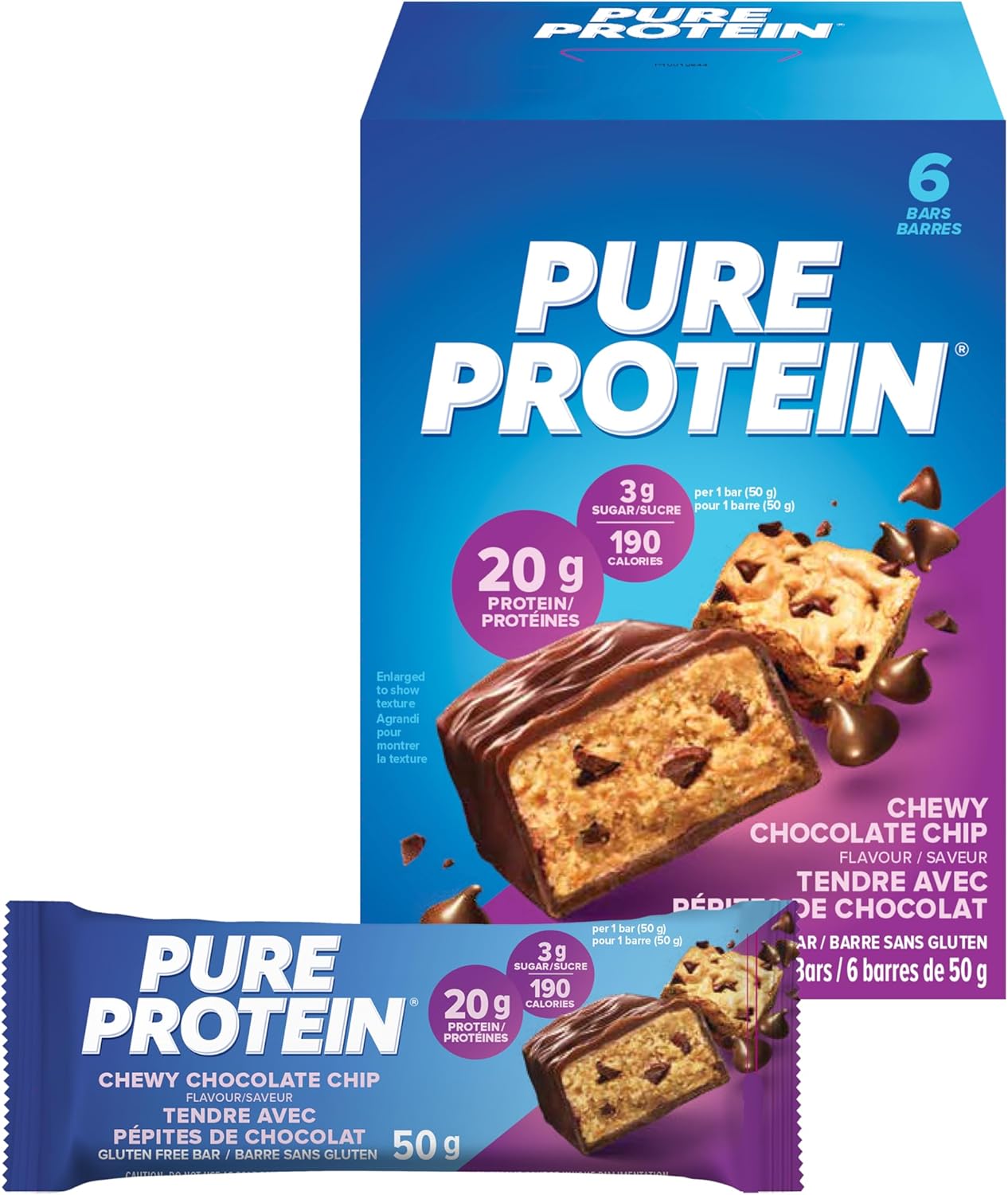 Barras Pure Protein 6 Unidades