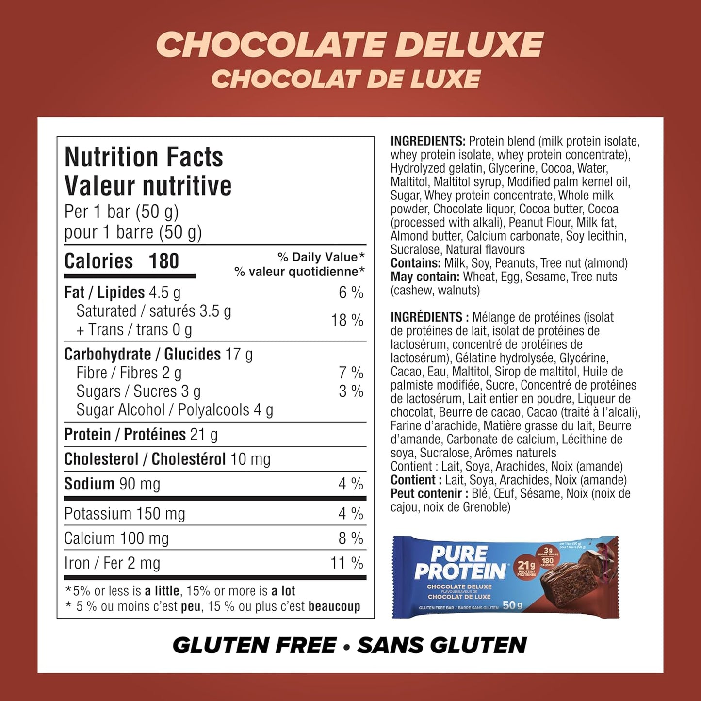 Barras Pure Protein 6 Unidades