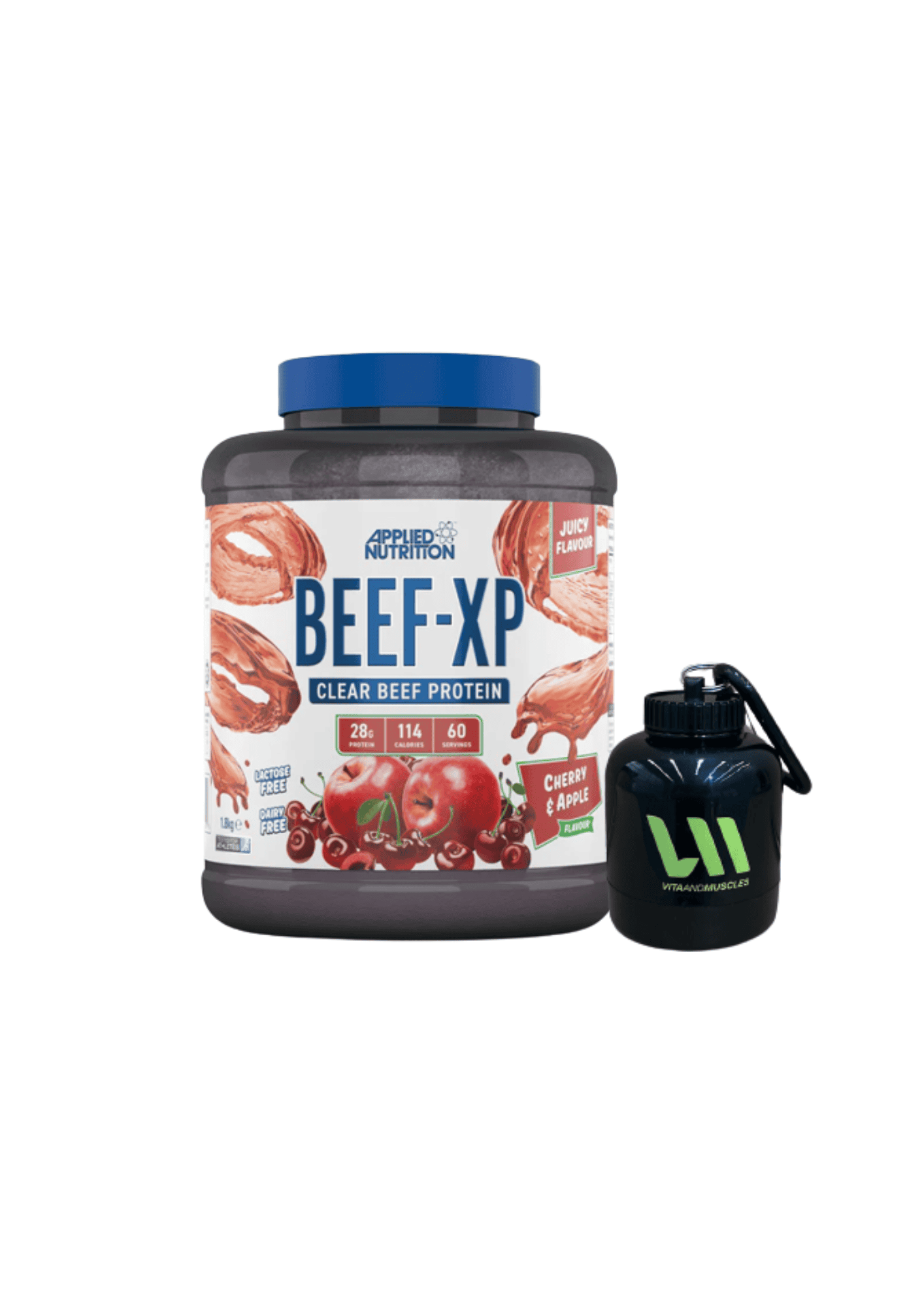 Proteína Beef 1.8 KG + Porta proteínas