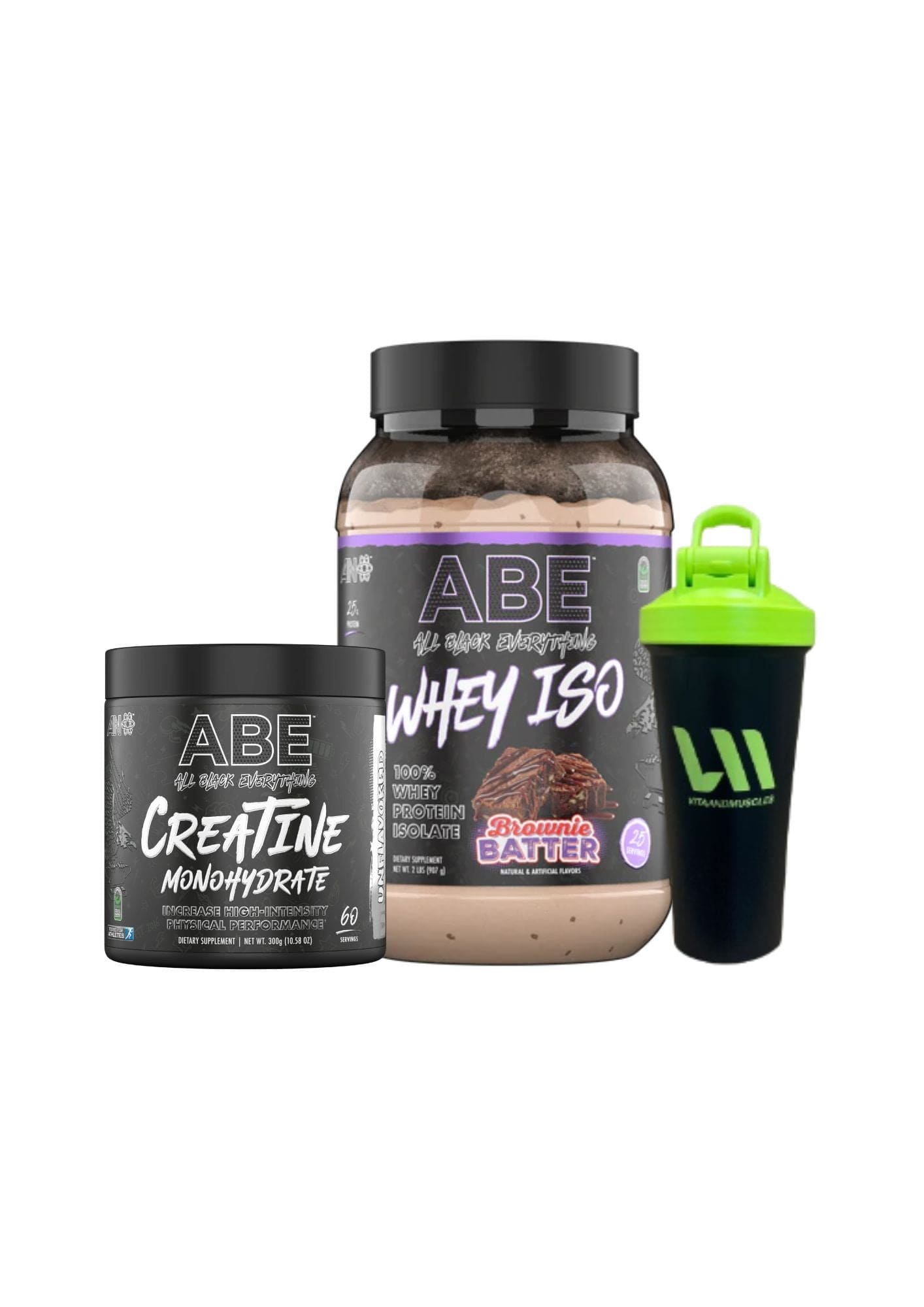 All Black Everything ABE ISO Whey Protein Powder Whey Isolate 2lb