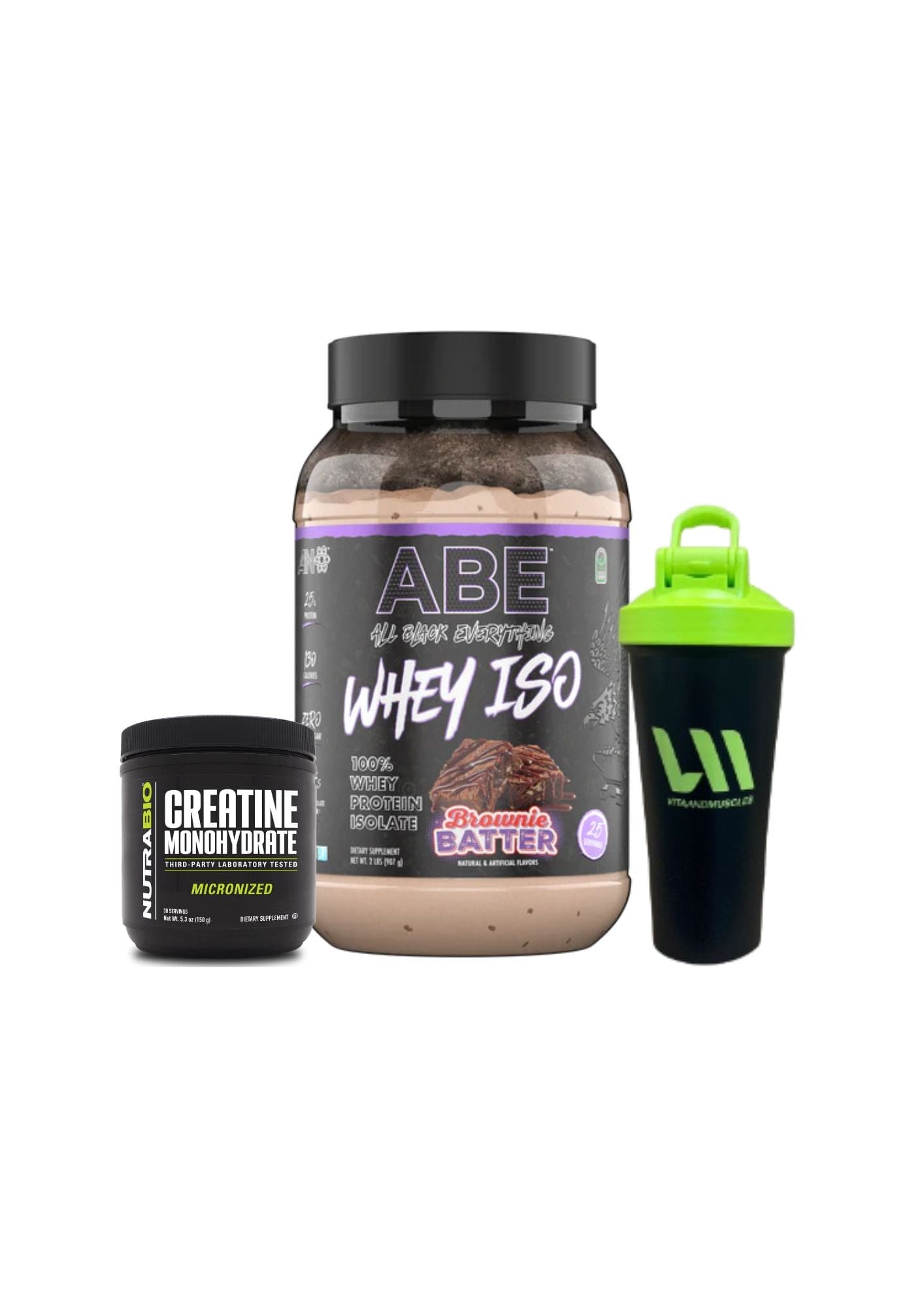 ABE ISO 2 libras + Creatina NB 150 gramos + Shaker