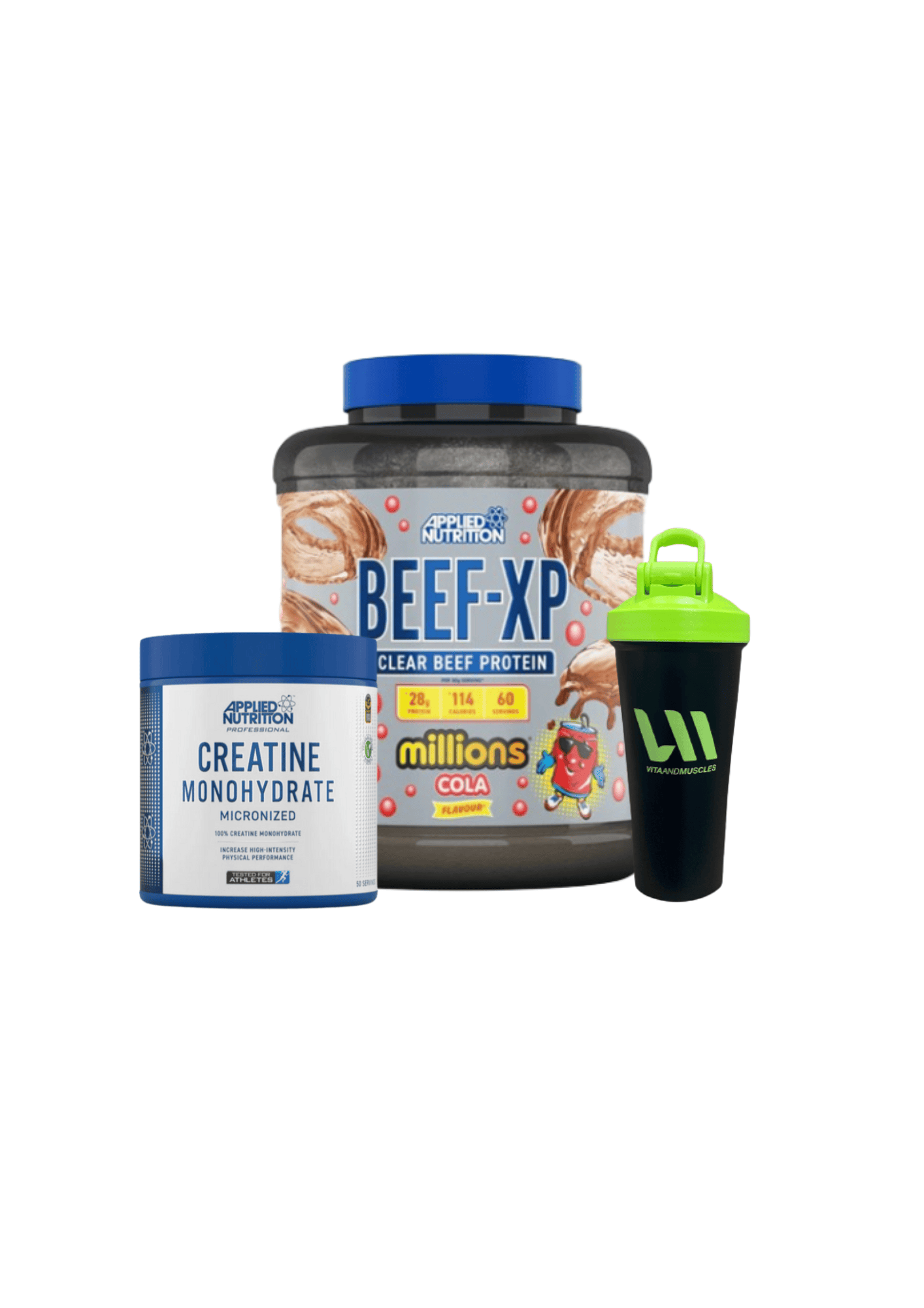 Applied Nutrition Beef Protein 1.8kg + Creatina 250 grs + Shaker vm