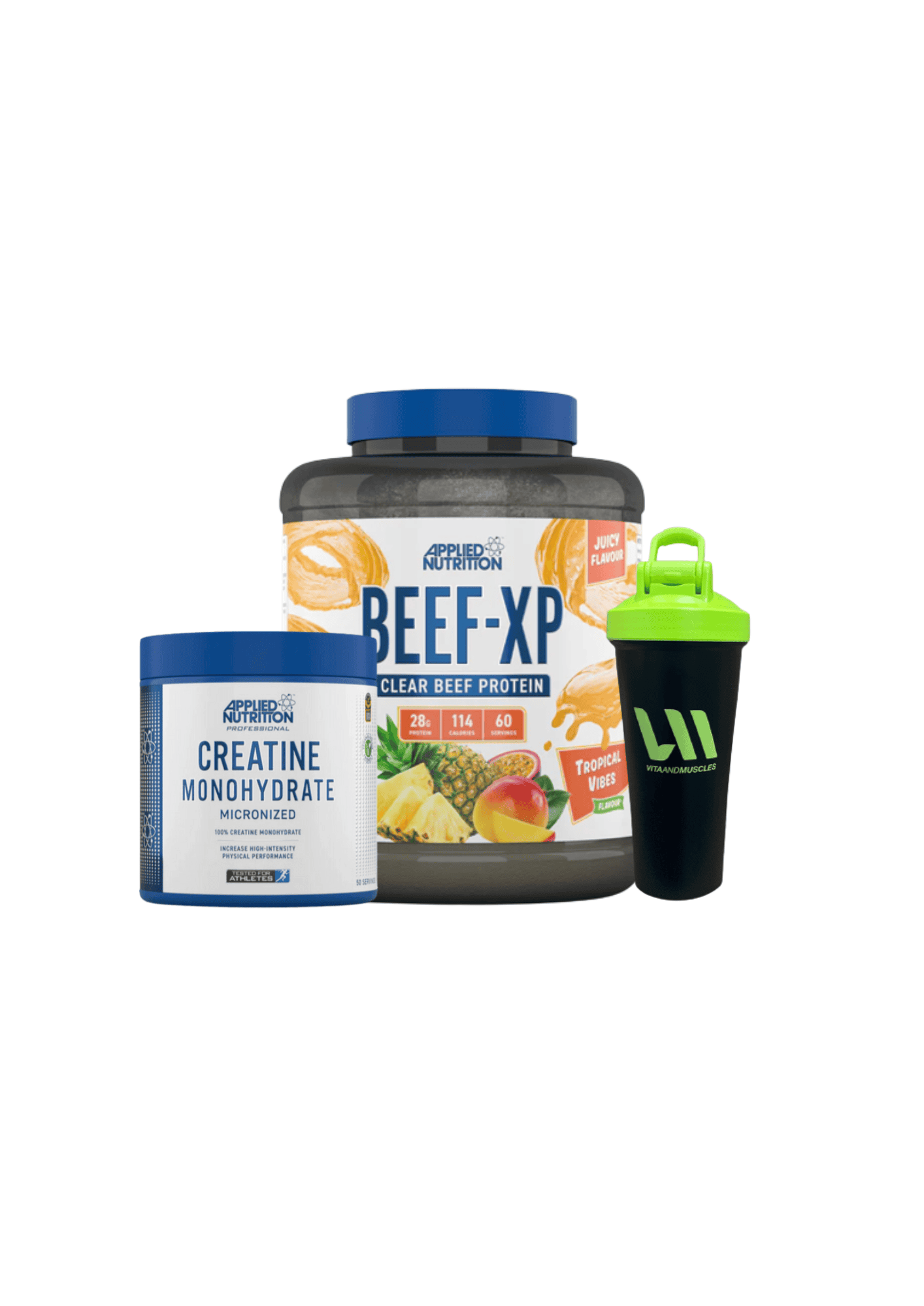 Applied Nutrition Beef Protein 1.8kg + Creatina 250 grs + Shaker vm