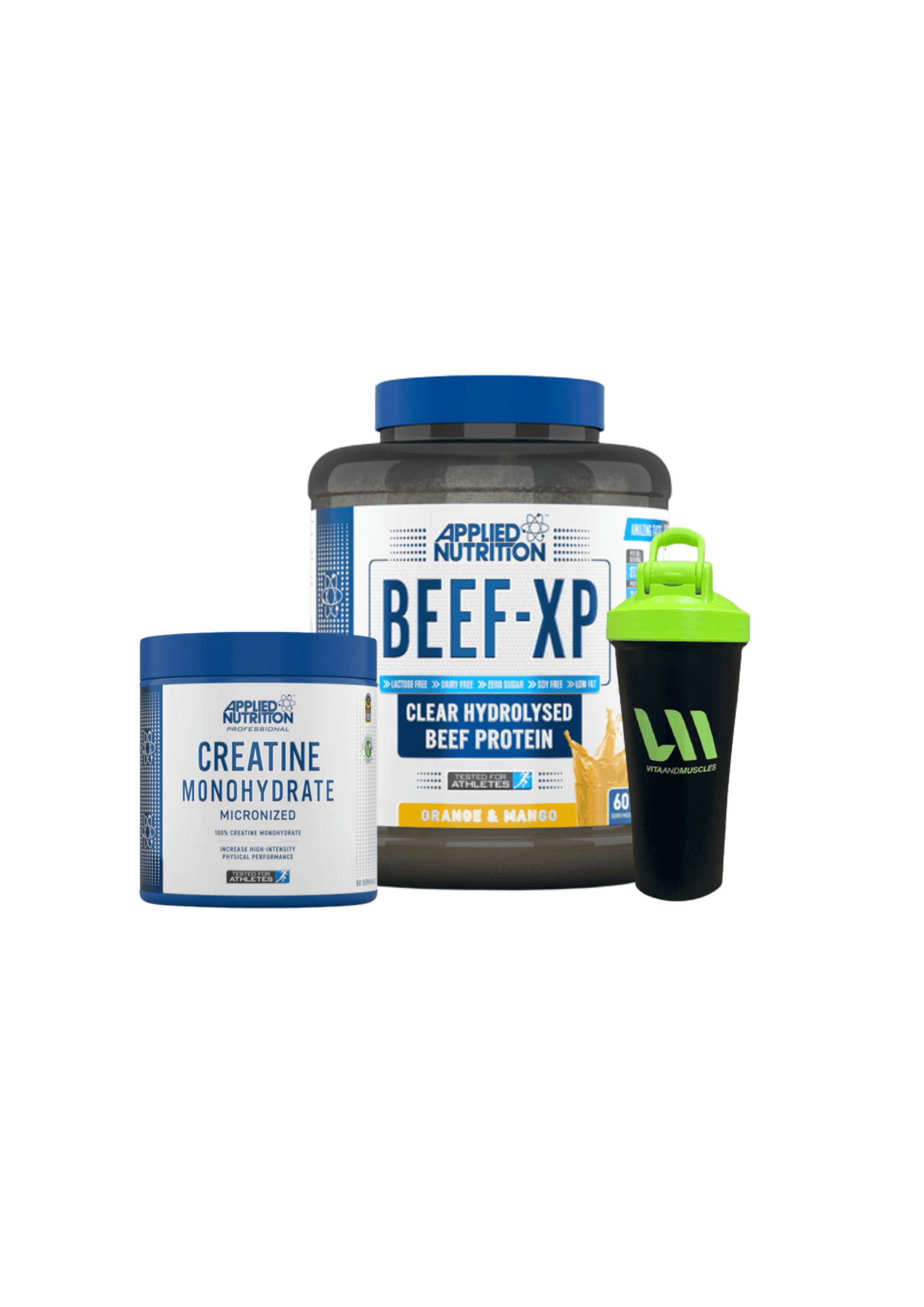 Applied Nutrition Beef Protein 1.8kg + Creatina 250 grs + Shaker vm