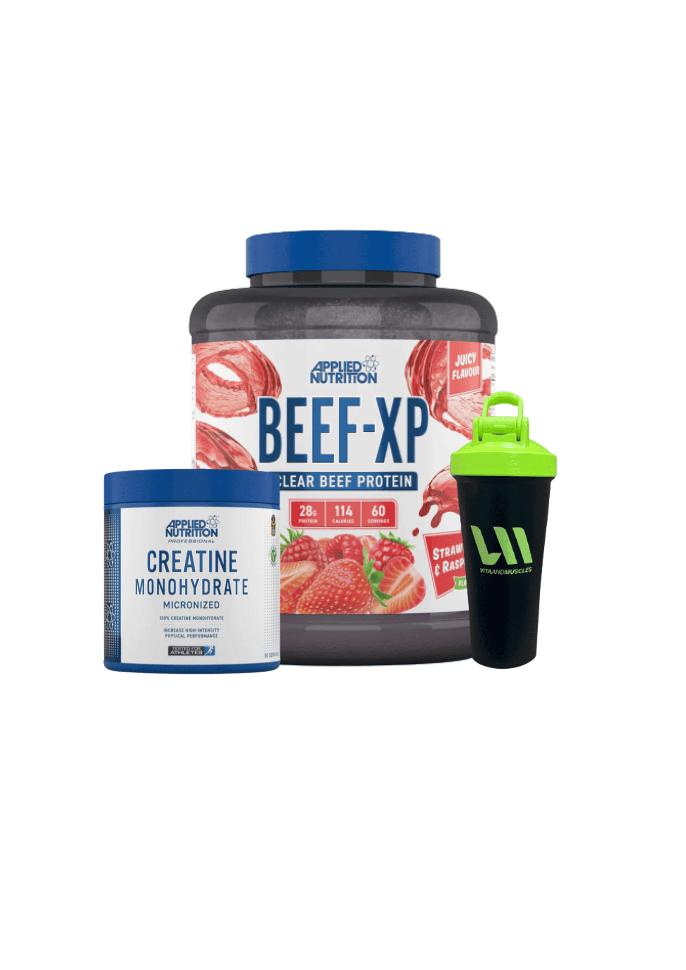 Applied Nutrition Beef Protein 1.8kg + Creatina 250 grs + Shaker vm