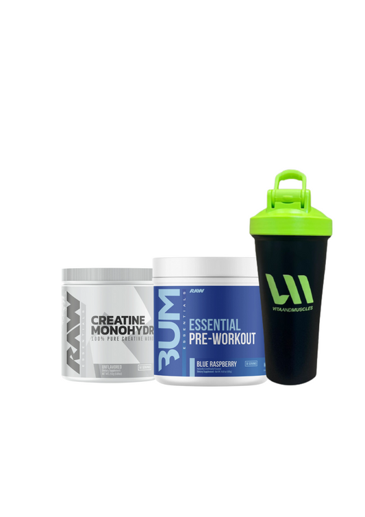 Cbum Essential Pre Workout + Creatina Raw 250 grs