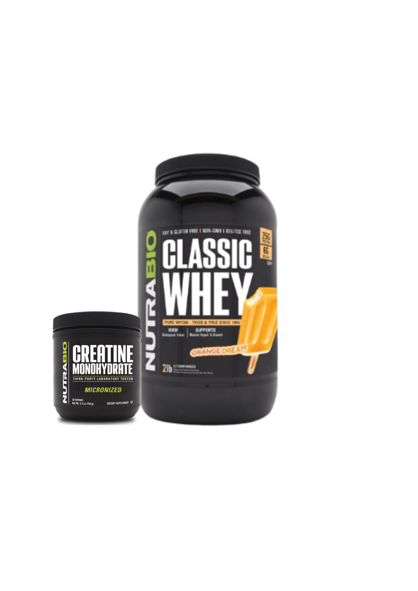 Mini pack Nutrabio Classic Whey 2 libras