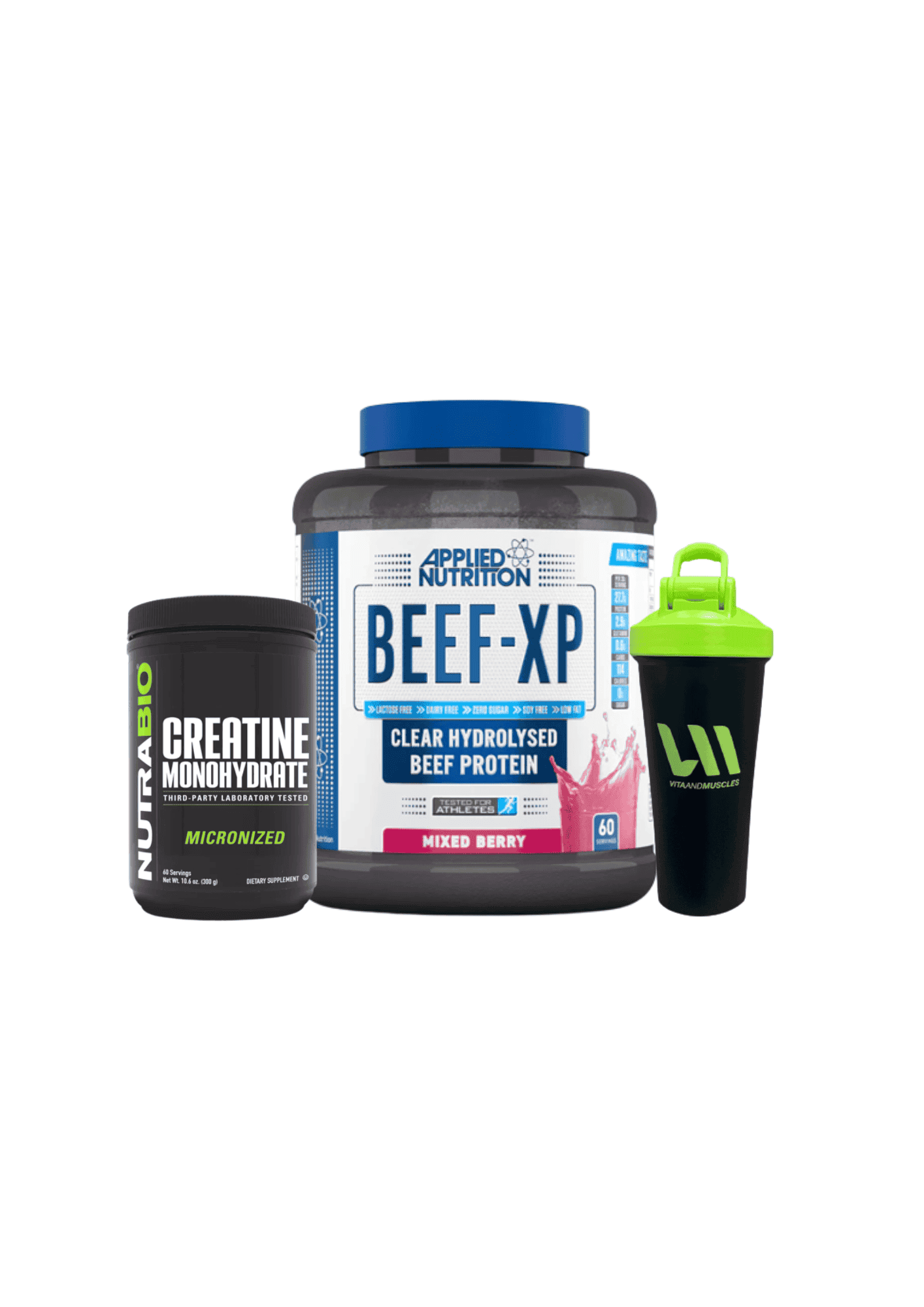 Beef XP 1.8kg + Creatina 300 grs + Shaker
