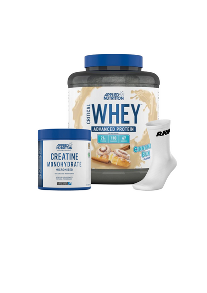 Critical Whey 2KG + Creatina 250 grs + Calcetines RAW