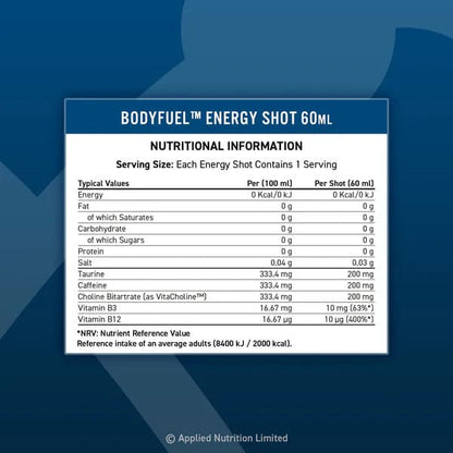 Runner Pack Endurance: 20 geles + 12 Shot Body fuel  + shaker