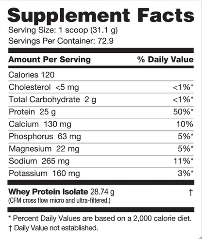 Proteína Nutrabio Isolate 5 libras