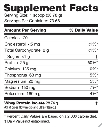 Proteína Nutrabio Isolate 5 libras