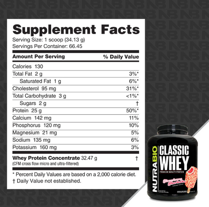 Classic Whey Nutrabio 5 Libras