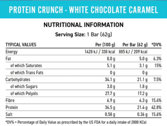 Protein crunch bar