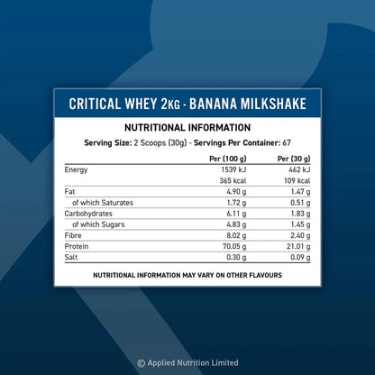 Critical Whey 2KG + Creatina 250 grs + Calcetines RAW